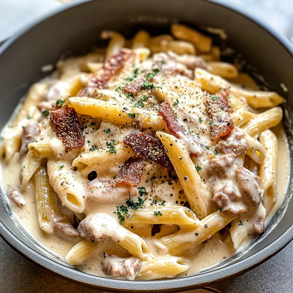 Delightful Creamy Chicken and Bacon Pasta Recipe