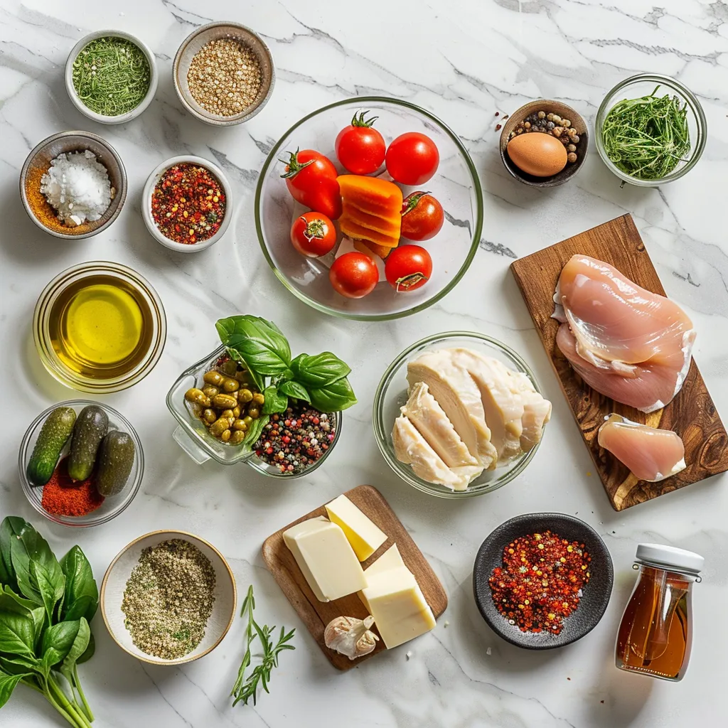 Delightful Italian Grinder Chicken Salad: Your New Favorite Lunch Treat ingredients