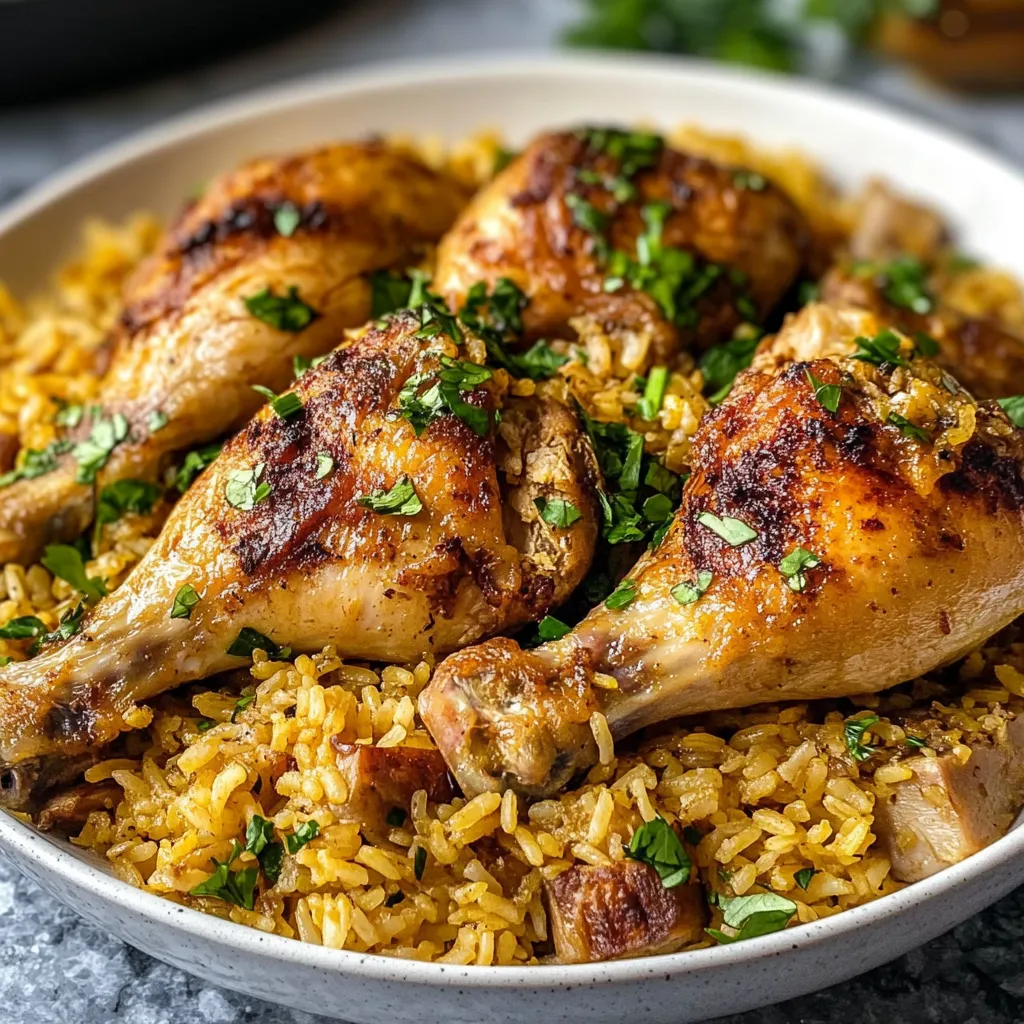 Golden Arabic Chicken and Rice (Kabsa) Recipe to Savor