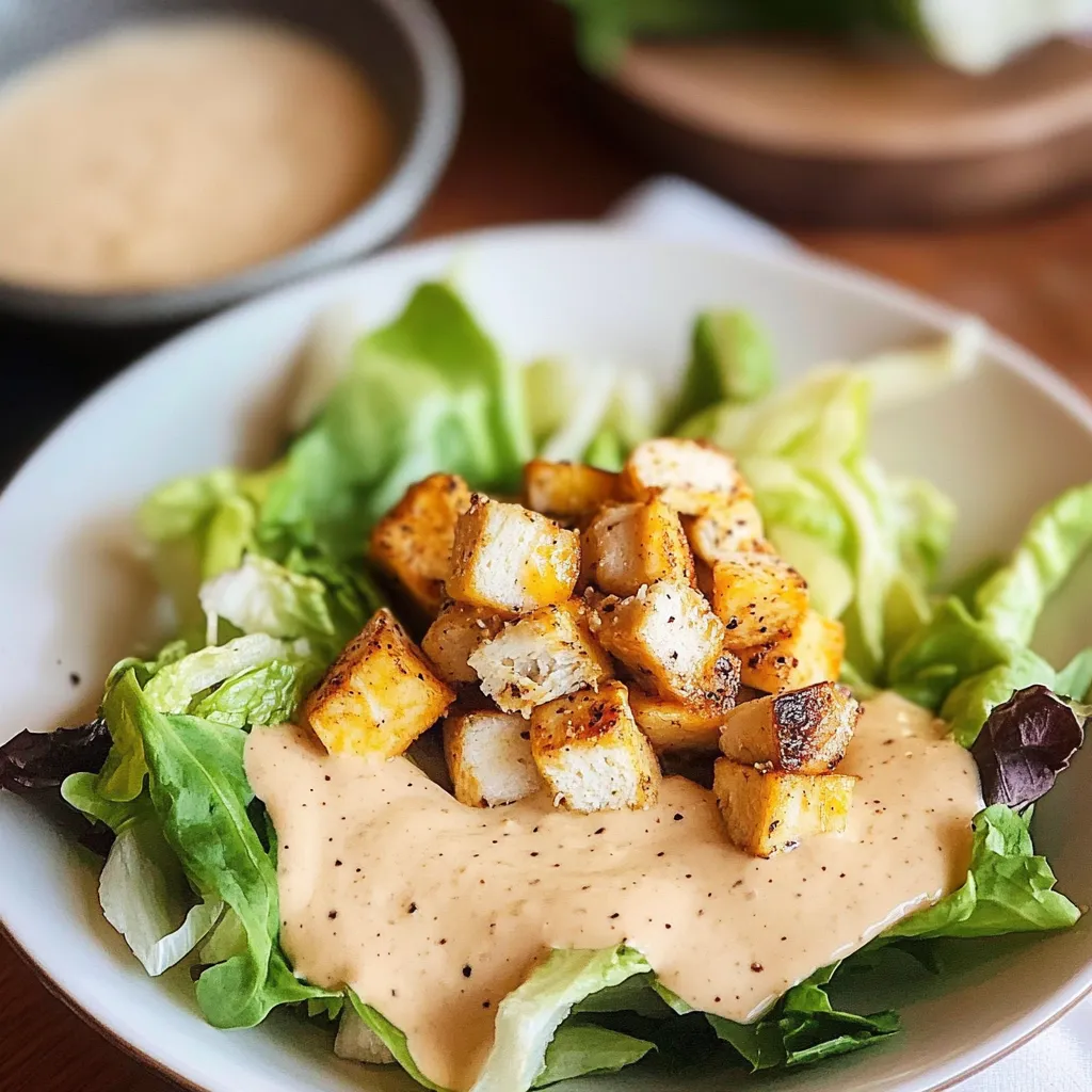 Golden Creamy Caesar Salad Dressing Recipe for Ultimate Flavor