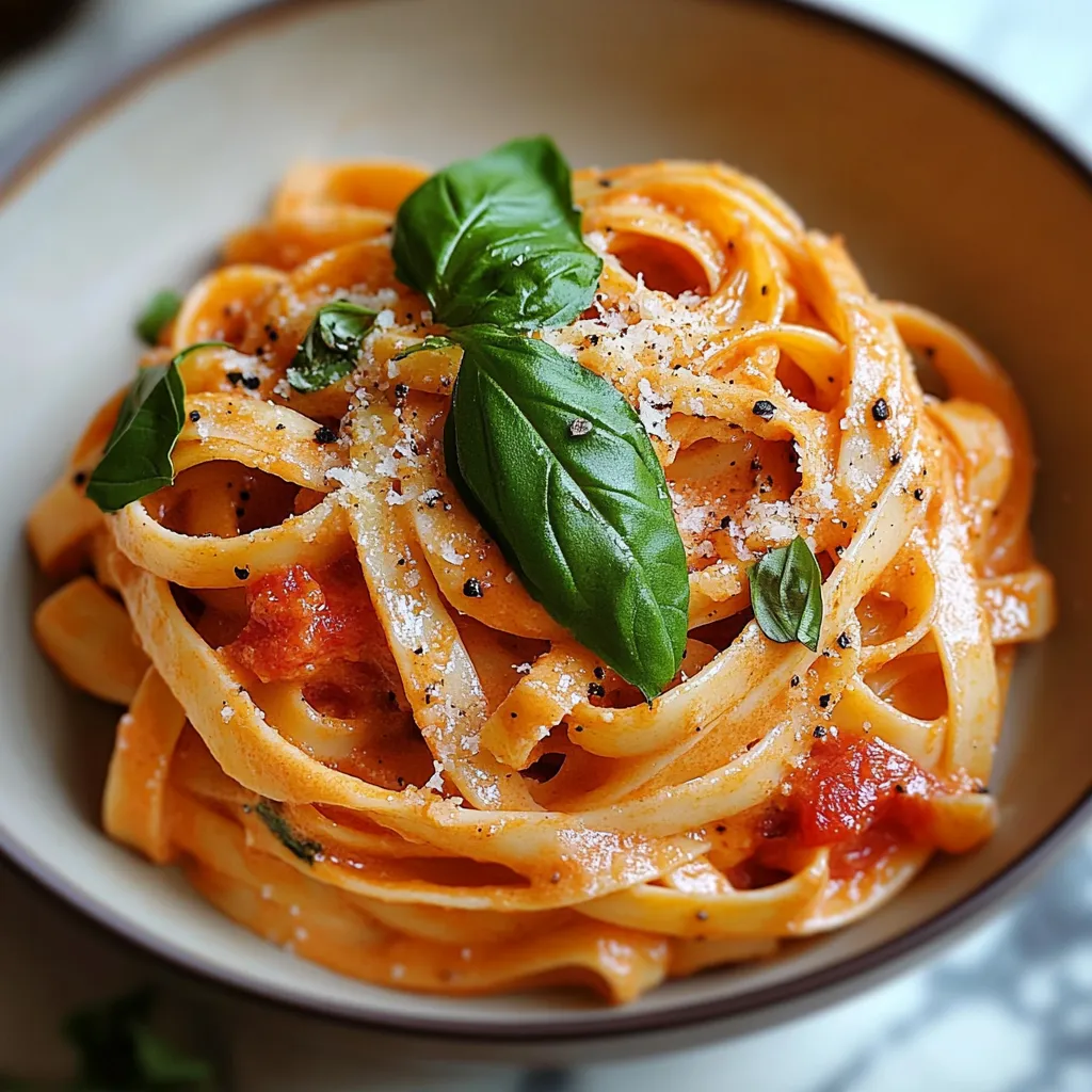 Heavenly One Pot Creamy Tomato Pasta Recipe