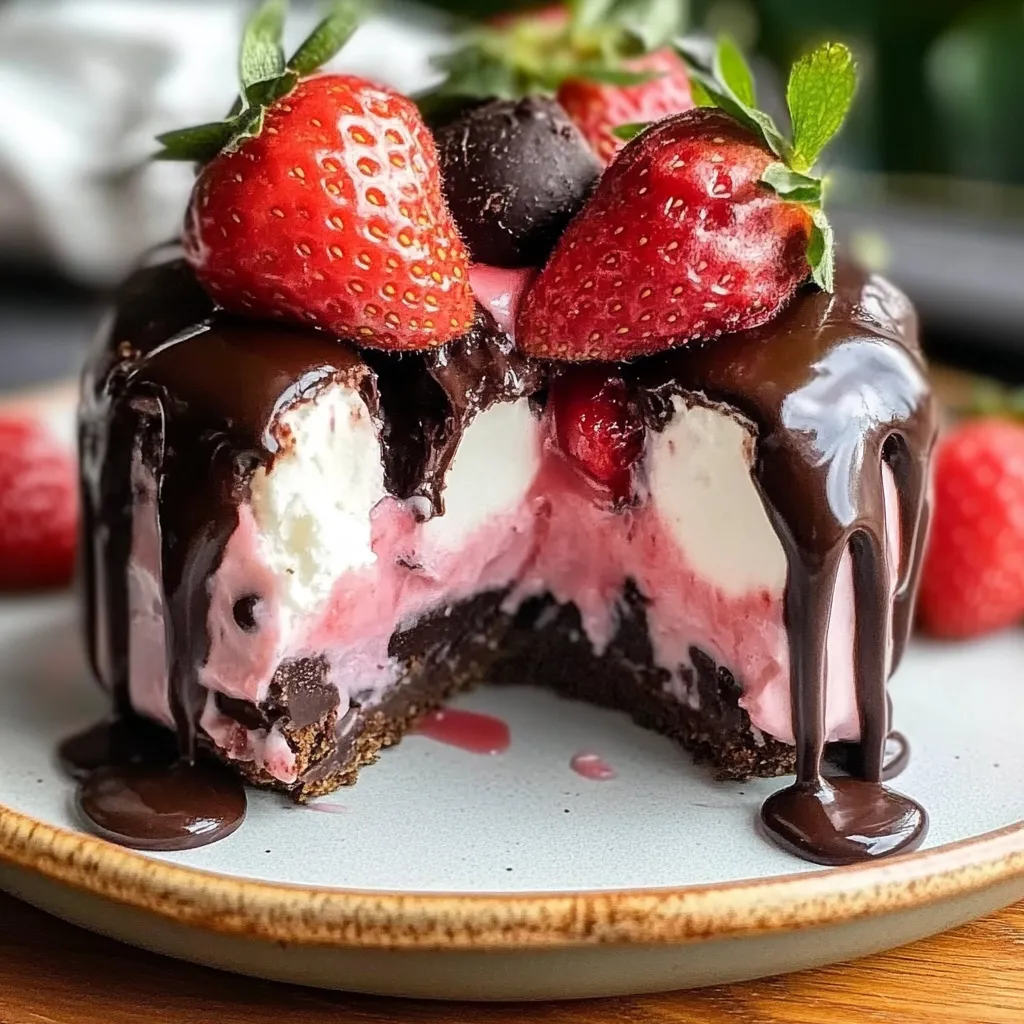 Juicy Chocolate Strawberry Yogurt Clusters Recipe