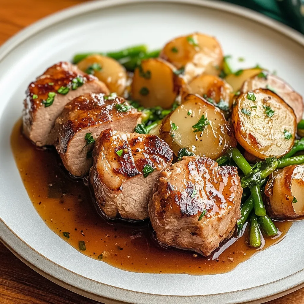 Juicy Pork Tenderloin with Apples Recipe for Cozy Nights