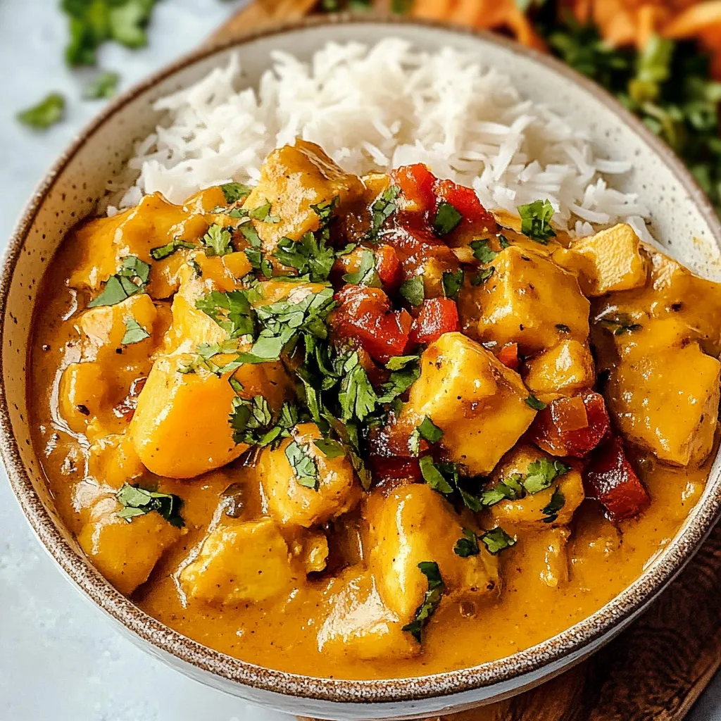 Luscious Mango Chicken Curry