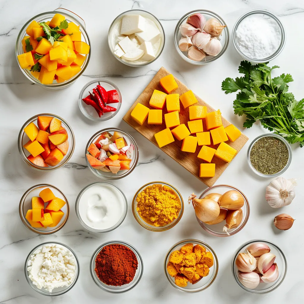 Luscious Mango Chicken Curry ingredients