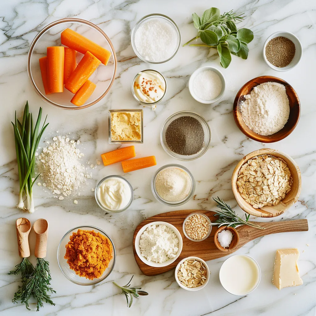 Savory Effortless Carrot Cake Oatmeal Cookies Recipe You’ll Love ingredients