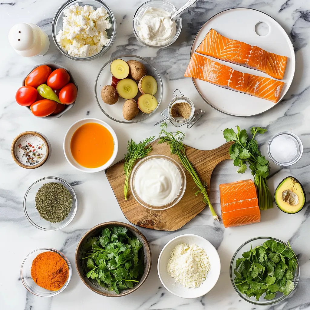 Scrumptious 30 Minute Coconut Salmon Curry Recipe ingredients