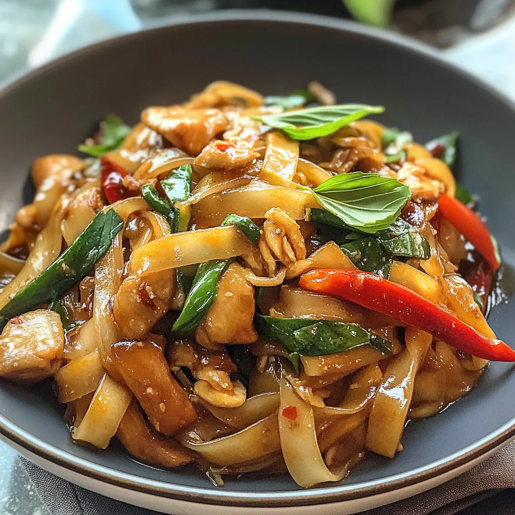 Tasty Drunken Noodles: A Flavorful Thai Delight