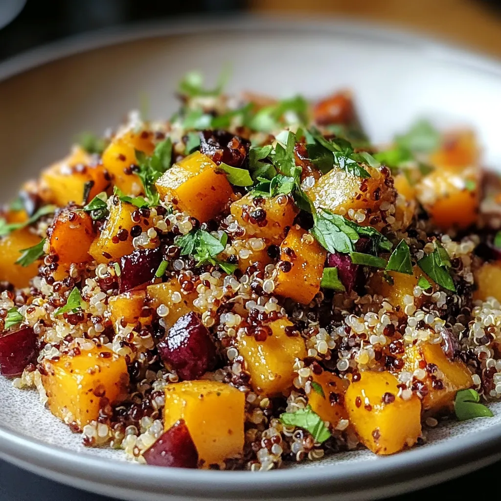 Tempting Roasted Butternut Squash Quinoa Salad for a Cozy Fall Dish