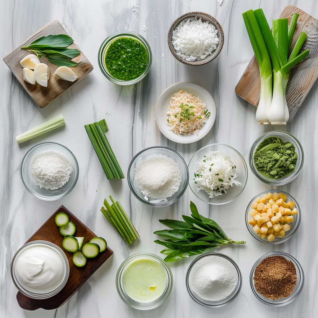 Amazing Thai Pandan Coconut Tarts for Tasty Treats Luscious ingredients