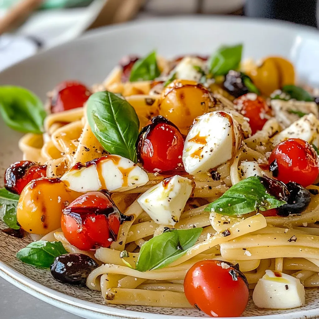 Caprese Pasta Salad Heavenly