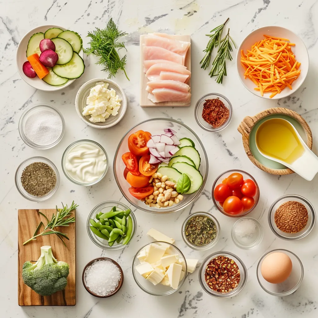 Cobb Salad Recipe for Any Occasion ingredients
