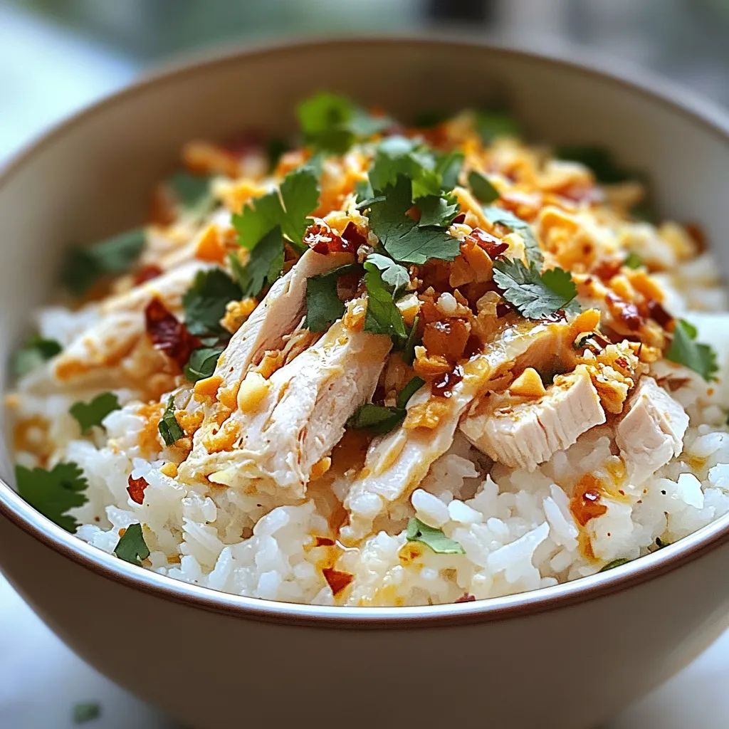 Coconut Chicken Brothy Rice for Cozy Nights