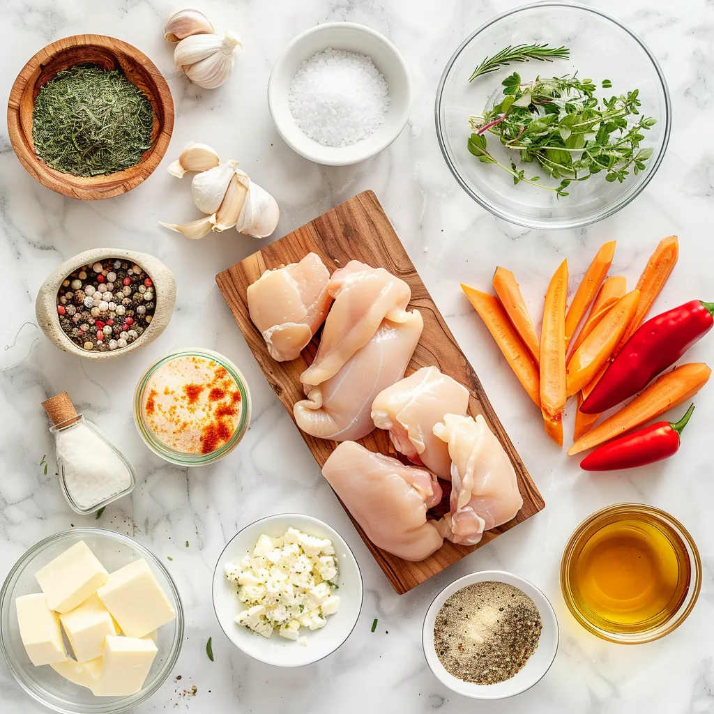 Scrumptious Garlic Parmesan Air Fryer Chicken Super Simple ingredients