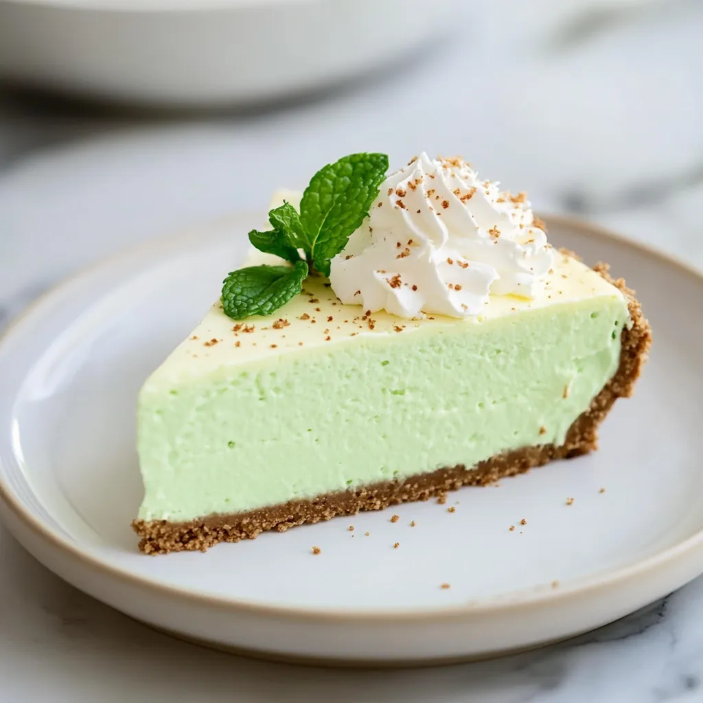 Shamrock Mint Milkshake Pie