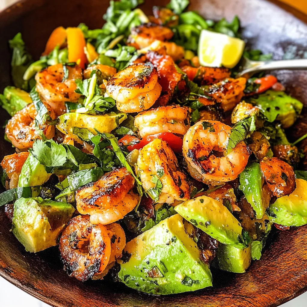 Shrimp Avocado Salad Zesty