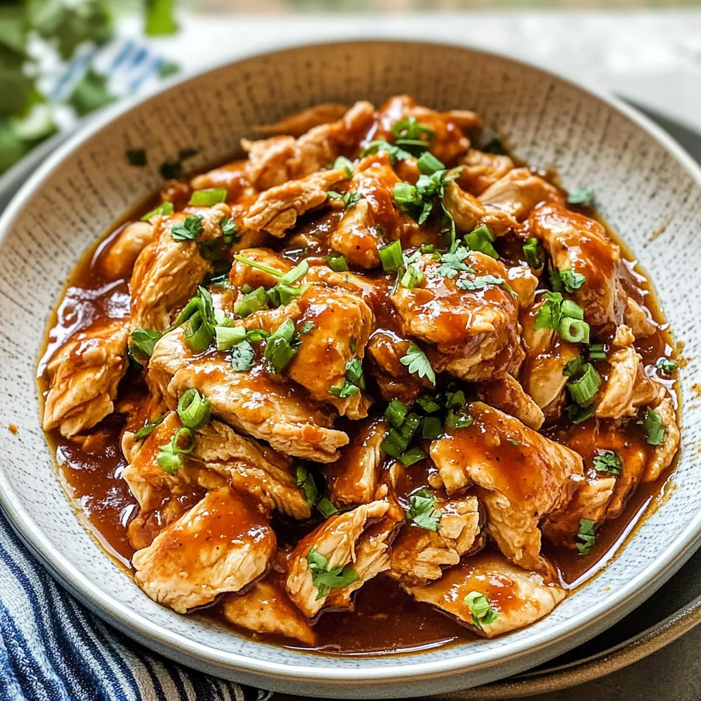 Slow Cooker BBQ Chicken Juicy