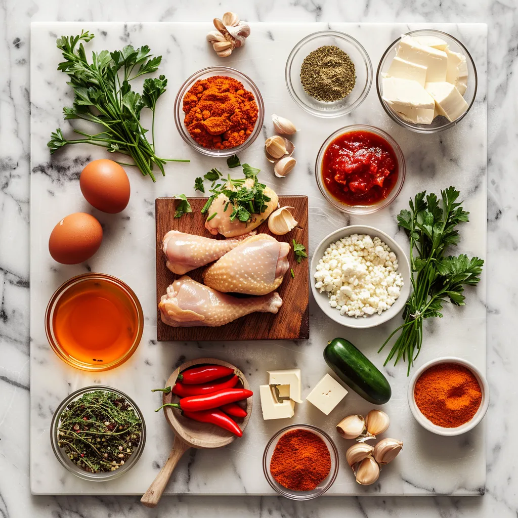 Slow Cooker BBQ Chicken Juicy ingredients