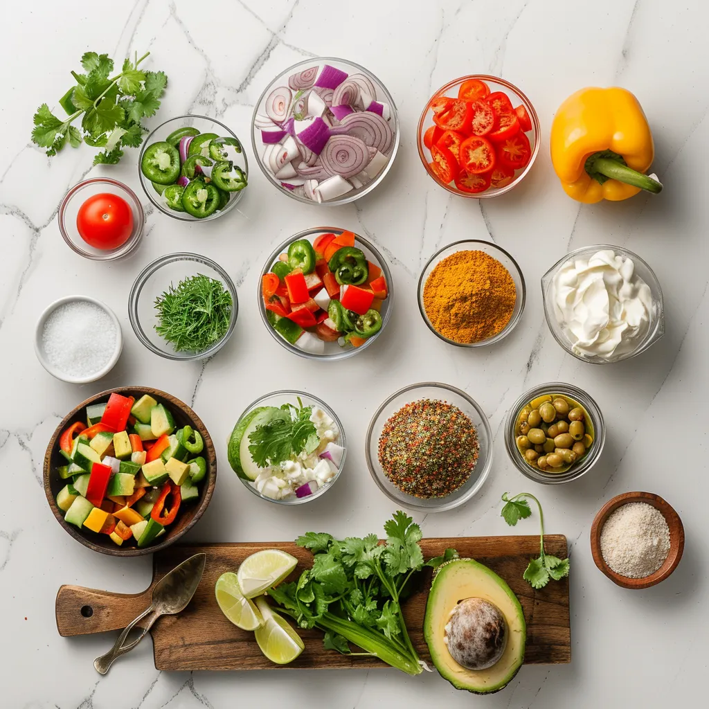 Taco Salad Recipe Luscious ingredients