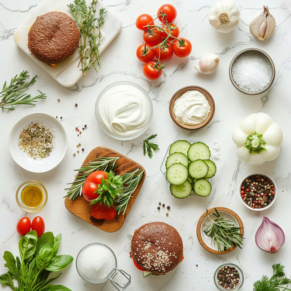 Yummy Smash Burgers with Baconnaise Sauce Recipe ingredients