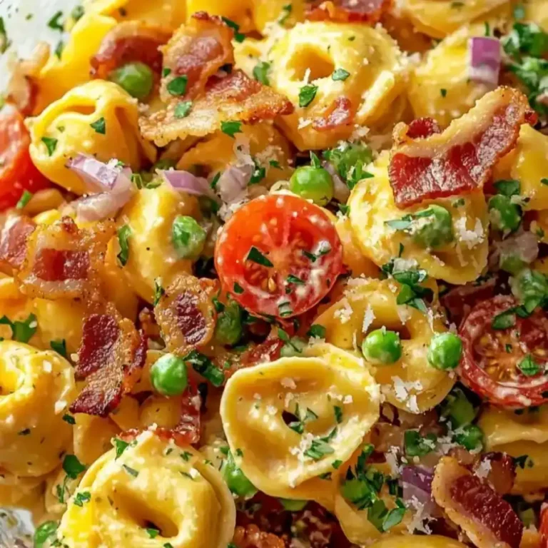 Bacon Ranch Tortellini Salad – Crisp, Creamy & Quick