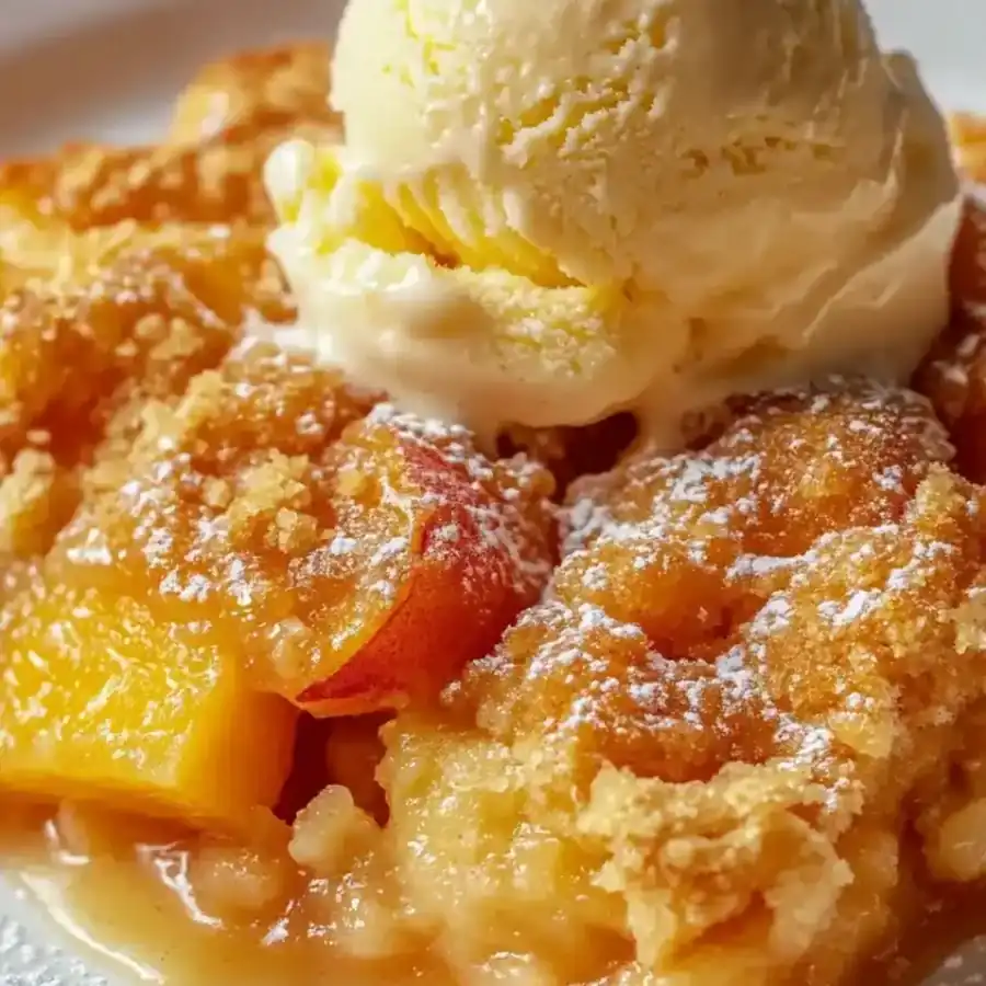 Easy Peach Cobbler with Canned Peaches – Quick & Sweet