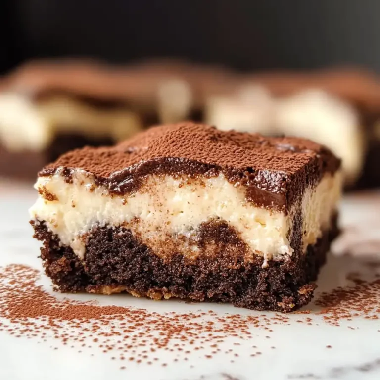 Sticky Indulgent Easy Tiramisu Brownies: A Creamy Classic with Espresso Twist