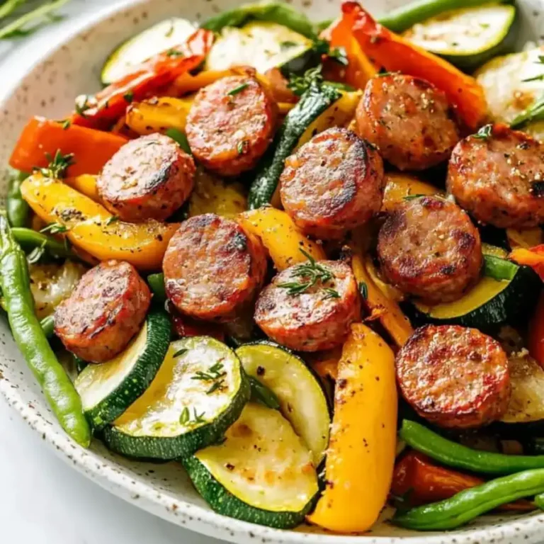 Unbeatable Air Fryer Sausage with Vegetables Recipe — Healthy & Ready in 30 Minutes