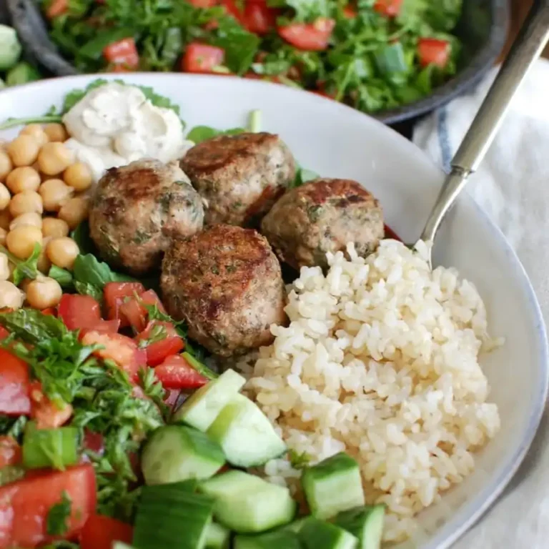 Mediterranean Baked Turkey Meatballs – Fresh & Flavorful
