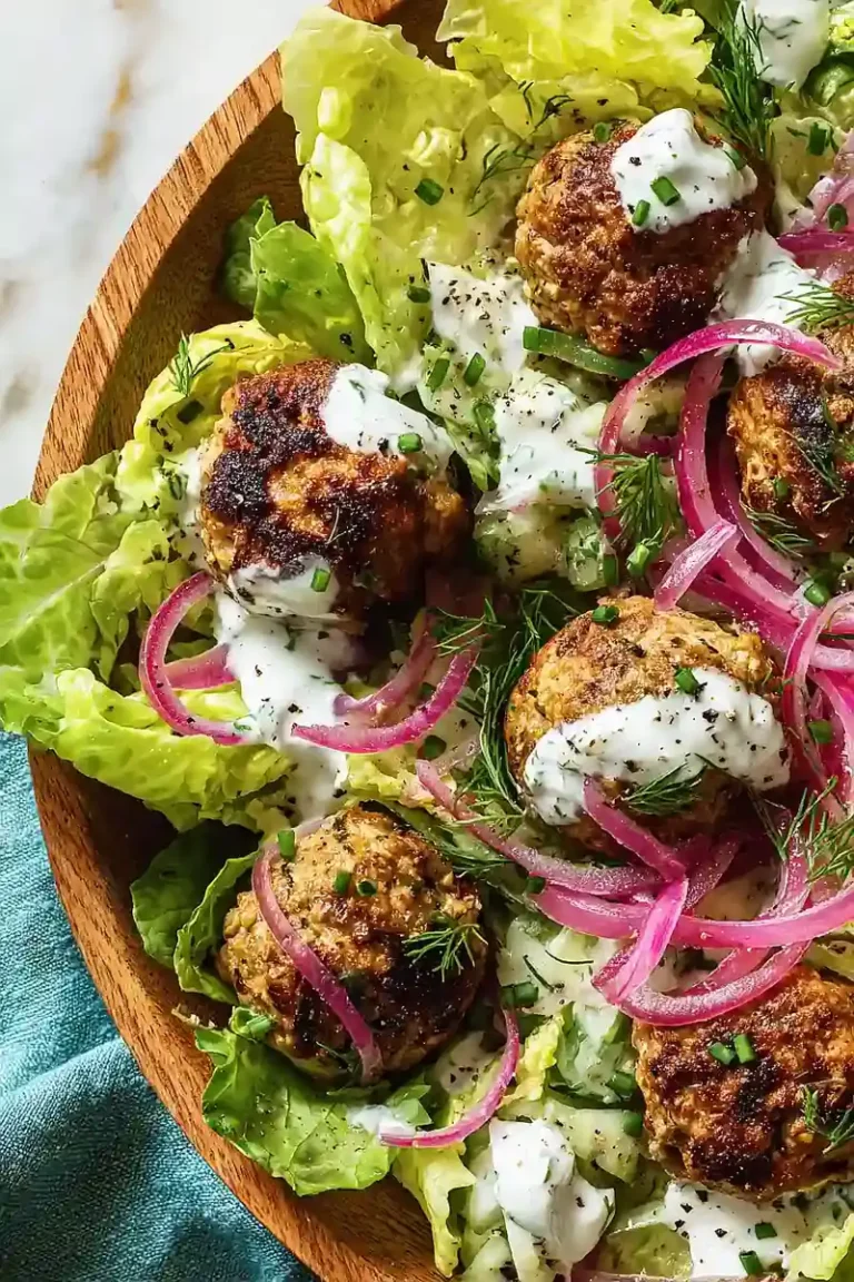 Greek Meatball Salad: A Fresh, Protein-Packed Mediterranean Bowl