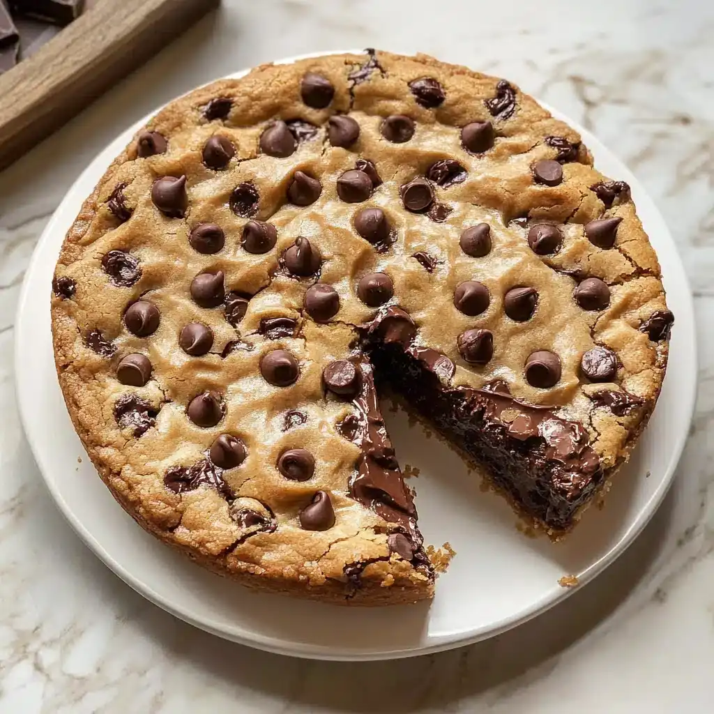 Nutella-Stuffed Cookie Pie: The Ultimate Gooey Chocolate Dessert