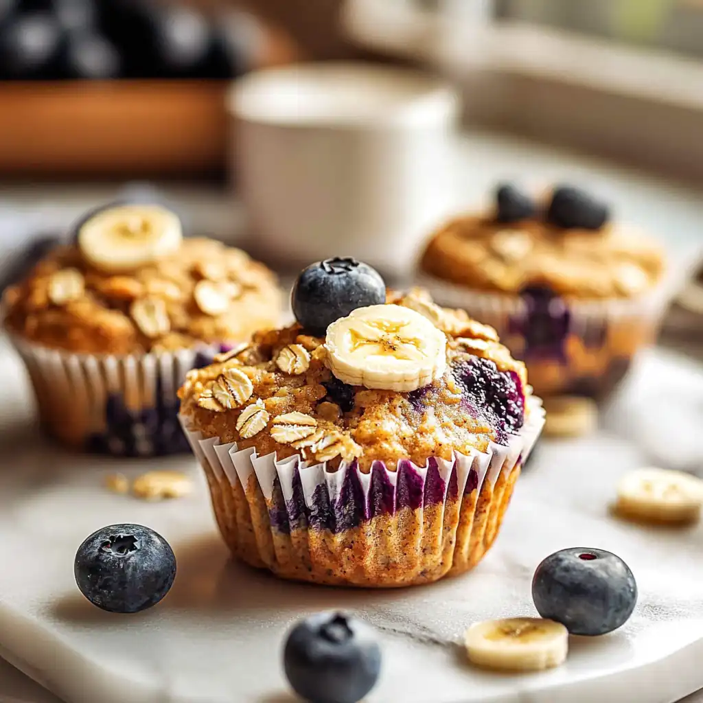 Healthy Blueberry Banana Oatmeal Muffins: The Ultimate Morning Treat