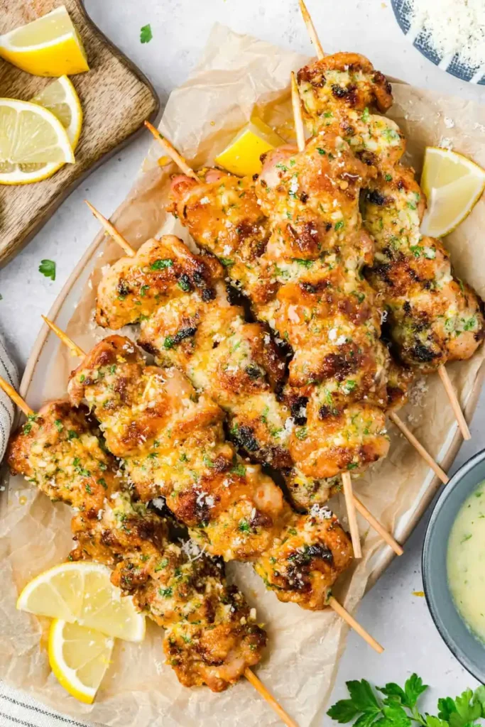 Garlic Parmesan Chicken Skewers – Crowd‑Pleasing, Flavor‑Packed Skewers