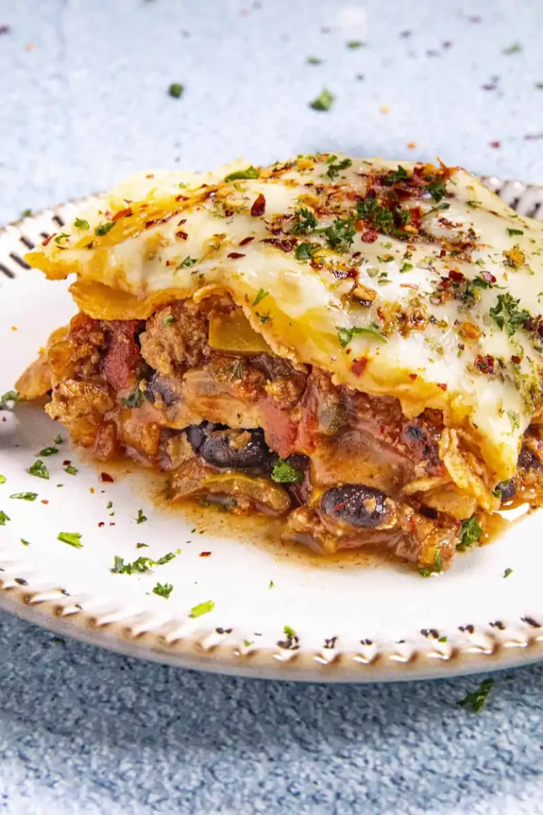 Mexican Lasagna: The Ultimate Cheesy Taco Casserole!
