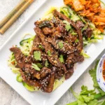 Sizzling Beef Bulgogi Meets Zucchini Noodles
