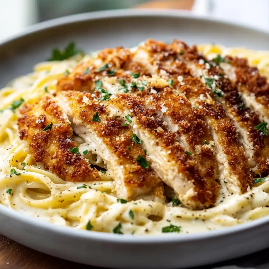 Crispy Chicken Alfredo: The Ultimate Comfort Dinner Idea