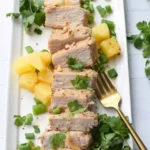 Sweet & Savory Slow Cooker Pineapple Pork Loin