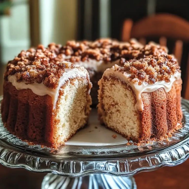 Crunchy Coffee Cake Delight