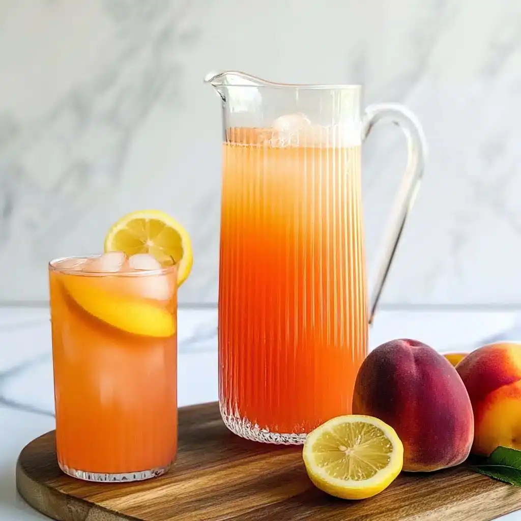 Refreshing Peach Lemonade — The Ultimate Summer Sip!