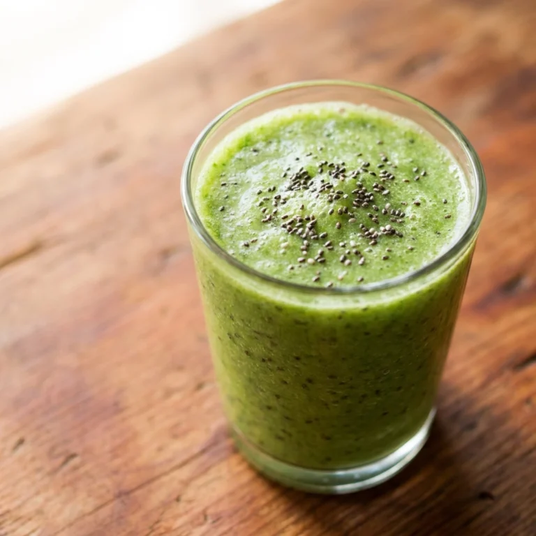 Spinach Smoothie Recipe: The Emerald Blend With Kiwi Speckles | Healthy Green Smoothie