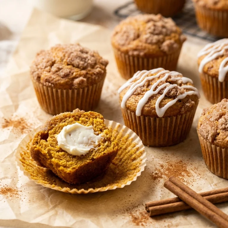 Pumpkin Apple Muffins with Cinnamon Sugar Streusel | Best Fall Breakfast Muffins