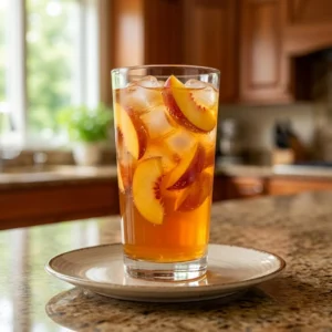 Summer Bliss: The Ultimate Homemade Peach Iced Tea