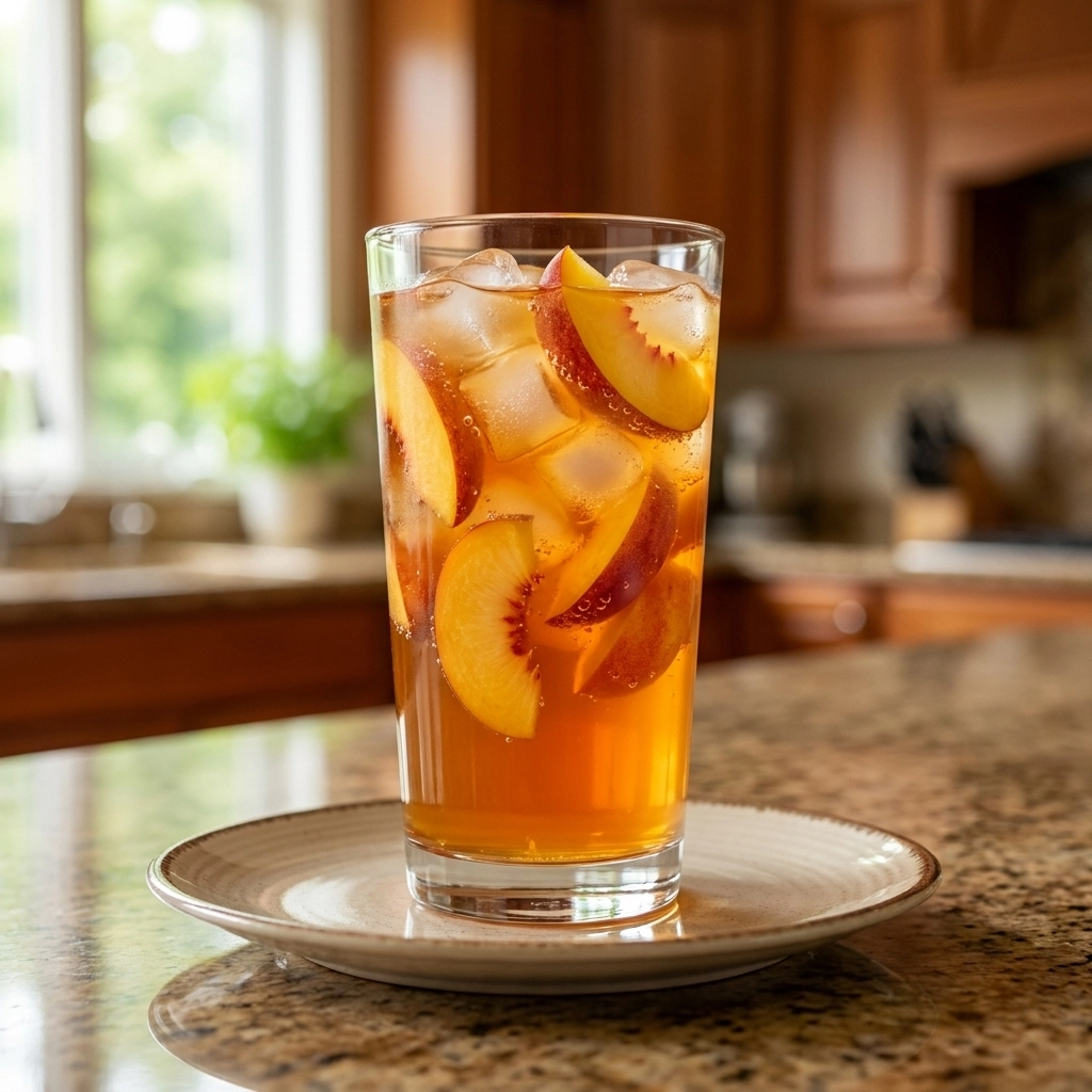 Summer Bliss: The Ultimate Homemade Peach Iced Tea