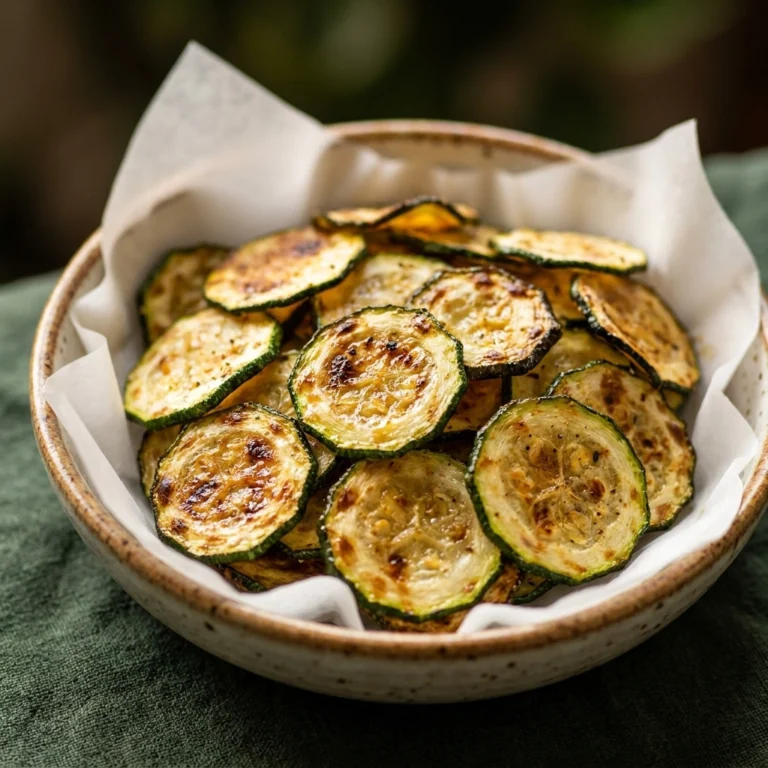 Crispy Air Fryer Zucchini Chips: A Healthy Garden Snack | Easy Low Carb Vegetable Chips