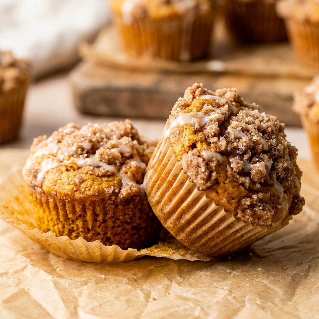 Pumpkin Apple Muffins with Cinnamon Sugar Streusel | Best Fall Breakfast Muffins