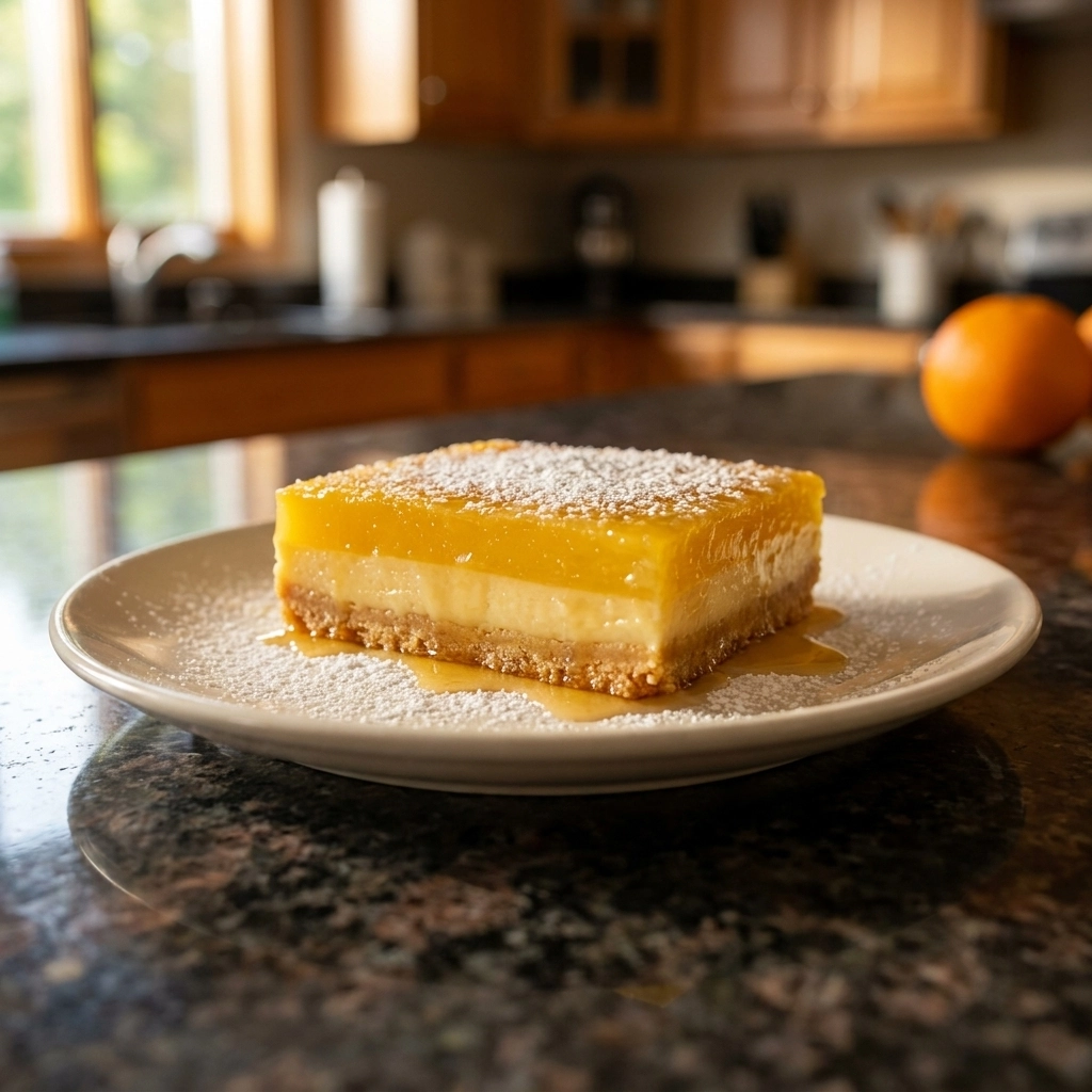 Creamy Orange Custard Squares — A Refreshing Summer Dessert