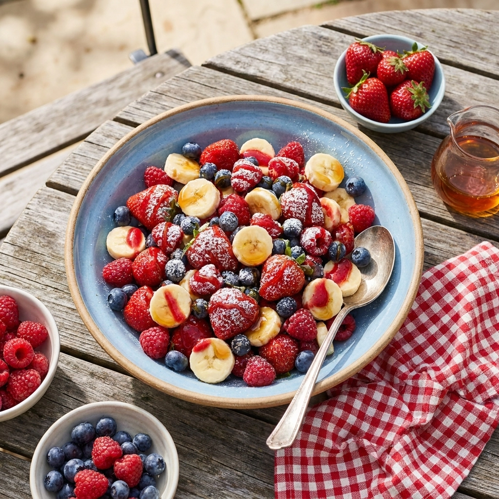 The Ultimate Red White and Blue 4th of July Fruit Salad