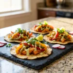 Slow Cooker Chicken Fajitas With Chipotle Lime Crema | Easy Crock Pot Dinner
