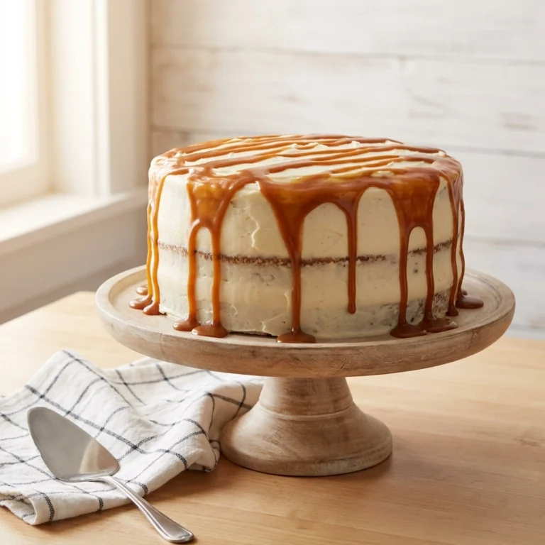 Zucchini Caramel Cake with Cream Cheese Buttercream | Moist Vegetable Cake Recipe
