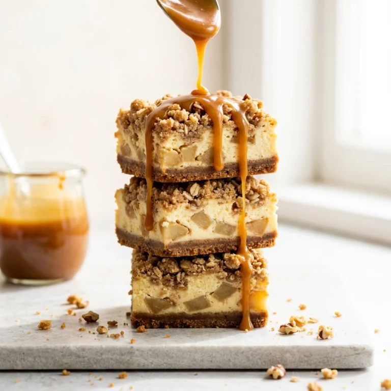 The Only Caramel Apple Cheesecake Bars You'll Ever Need | Fall Dessert Recipes